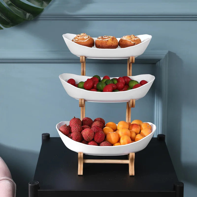 Zurück zur Natur – Platzsparende Etageren für Obst & Snacks