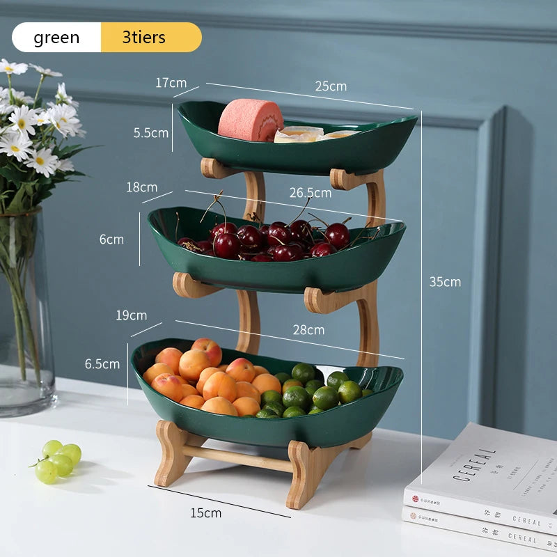Zurück zur Natur – Platzsparende Etageren für Obst & Snacks